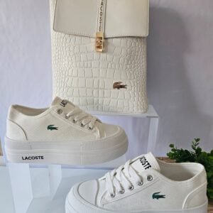 Combo Lacoste color blanco