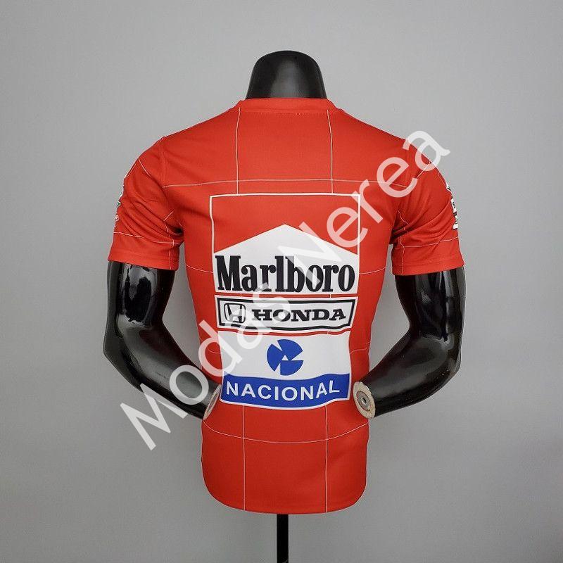 Camiseta F1 Ayrton Senna McLaren Honda Racing Team Retro 1991 - Imagen 5