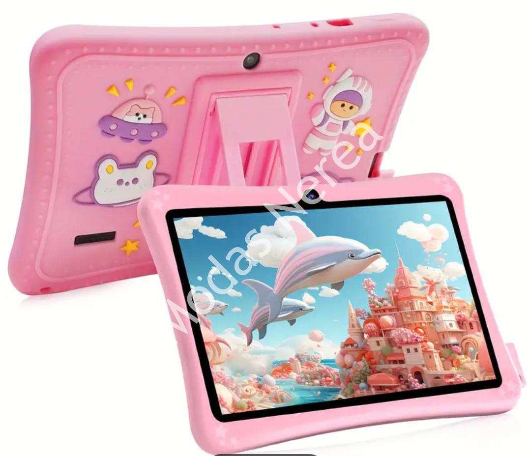 TABLET INFANTIL CON FUNDA PROTECTORA ROSA