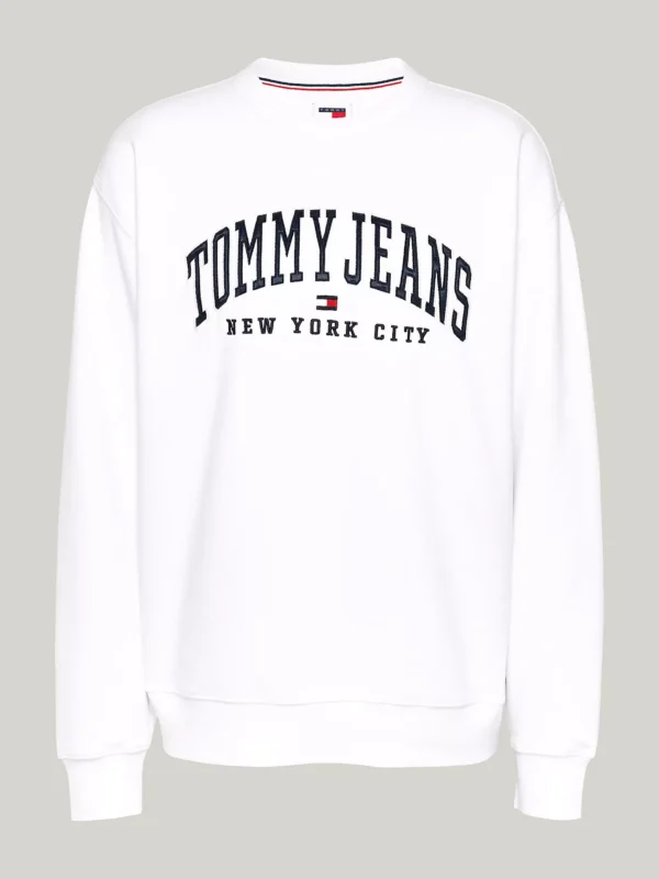 Sudadera de mujer sin capucha de corte boxy Tommy Jeans. - Imagen 3